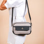 La Fusion Sling Bag Purse For Women Grey