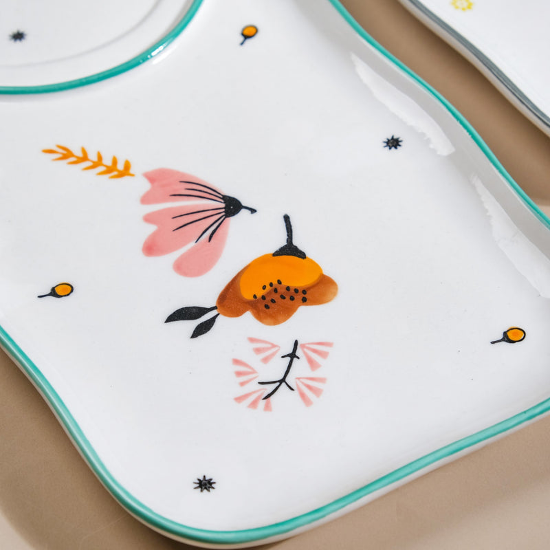 Bloom Platter - Ceramic platter, serving platter, fruit platter | Plates for dining table & home decor