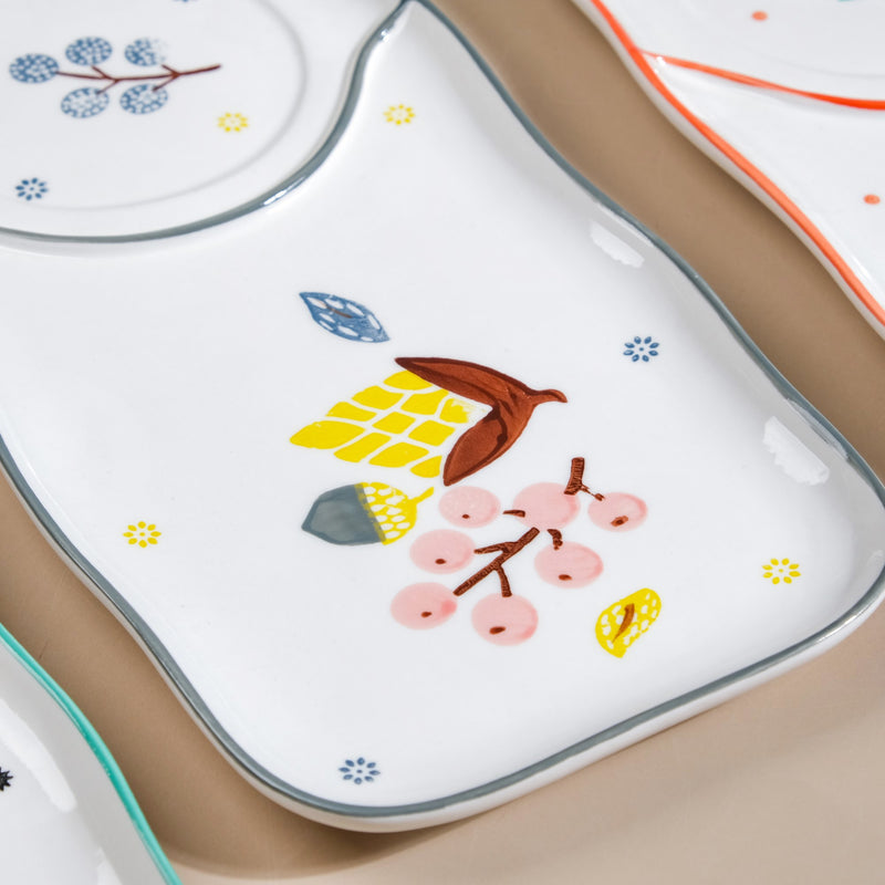 Bloom Platter - Ceramic platter, serving platter, fruit platter | Plates for dining table & home decor