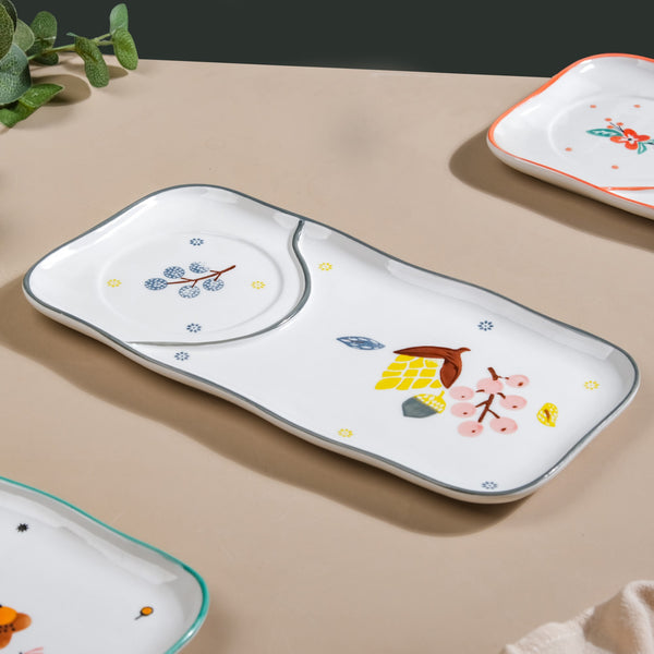 Bloom Platter - Ceramic platter, serving platter, fruit platter | Plates for dining table & home decor