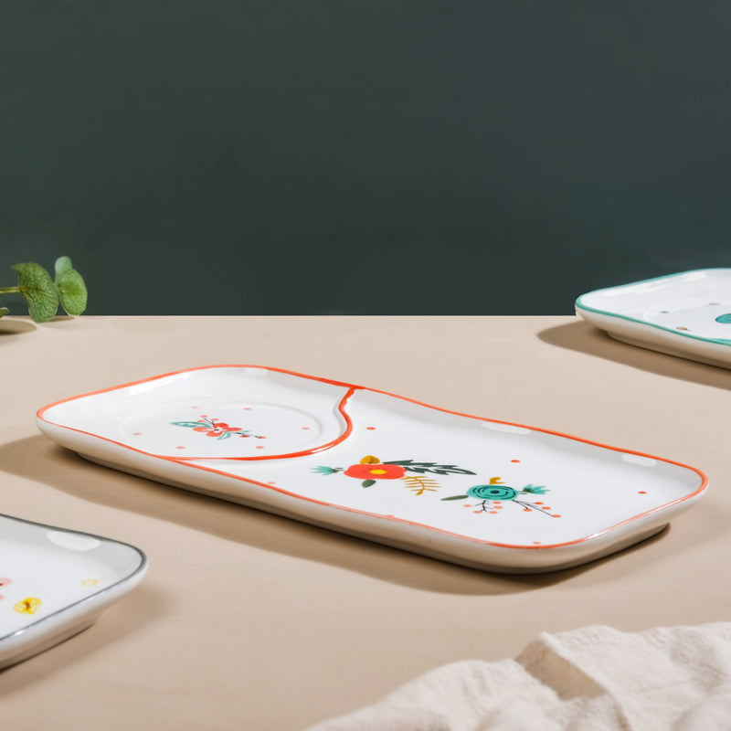 Bloom Platter - Ceramic platter, serving platter, fruit platter | Plates for dining table & home decor