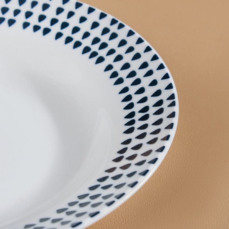 Meraki Pasta Dish - Serving plate, pasta plate, lunch plate, deep plate | Plates for dining table & home decor