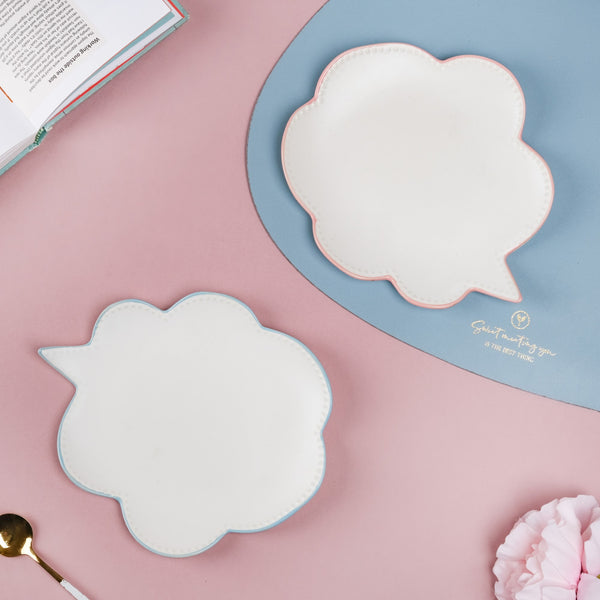 Thought Bubble Plates - Serving plate, small plate, snacks plates | Plates for dining table & home decor