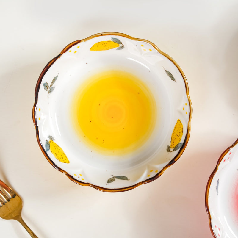 Printed Ceramic Serving Bowl 300 ml - Bowl,ceramic bowl, snack bowls, curry bowl, popcorn bowls | Bowls for dining table & home decor