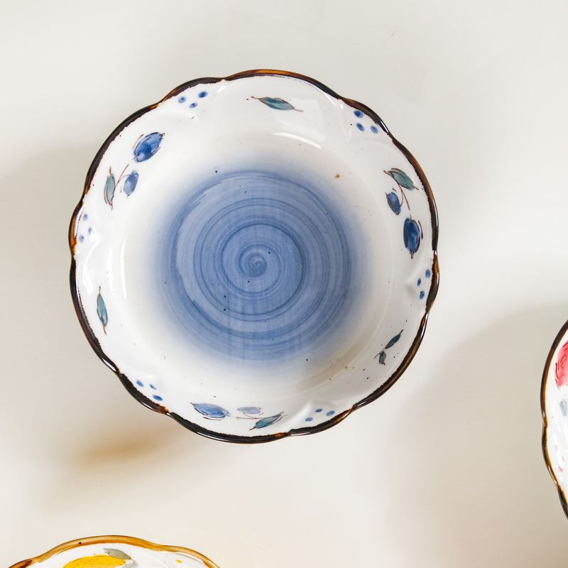 Printed Ceramic Serving Bowl 300 ml - Bowl,ceramic bowl, snack bowls, curry bowl, popcorn bowls | Bowls for dining table & home decor