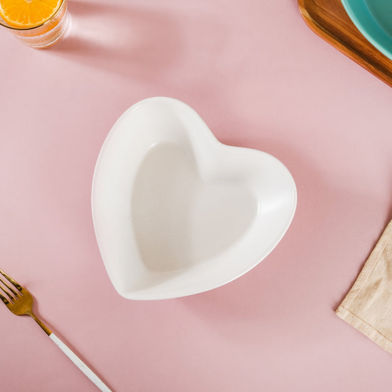 Hearty Ceramic Bakeware White 7.8 Inch - Baking Dish