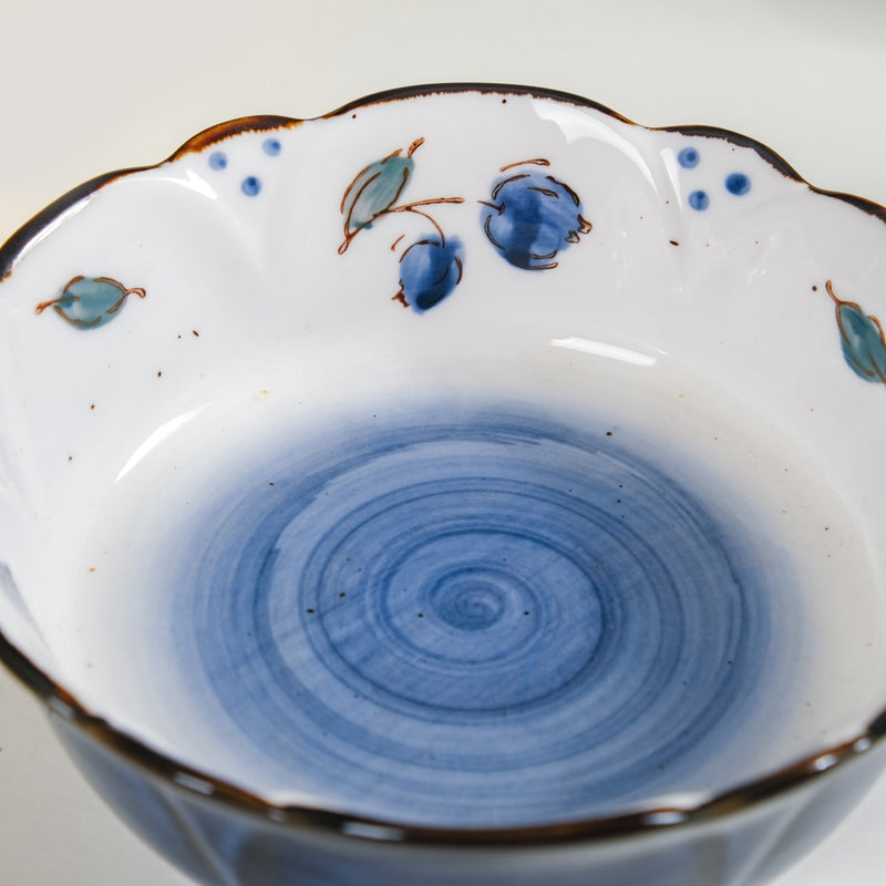 Printed Ceramic Serving Bowl 300 ml - Bowl,ceramic bowl, snack bowls, curry bowl, popcorn bowls | Bowls for dining table & home decor