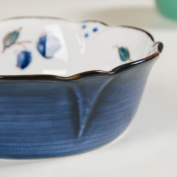 Printed Ceramic Serving Bowl 300 ml - Bowl,ceramic bowl, snack bowls, curry bowl, popcorn bowls | Bowls for dining table & home decor