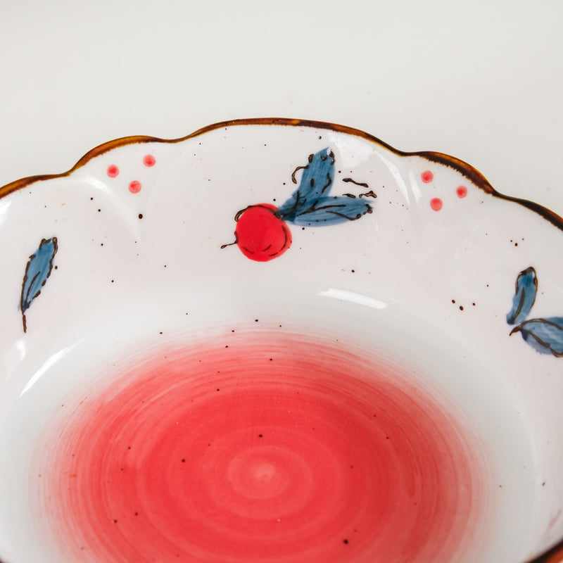 Printed Ceramic Serving Bowl 300 ml - Bowl,ceramic bowl, snack bowls, curry bowl, popcorn bowls | Bowls for dining table & home decor