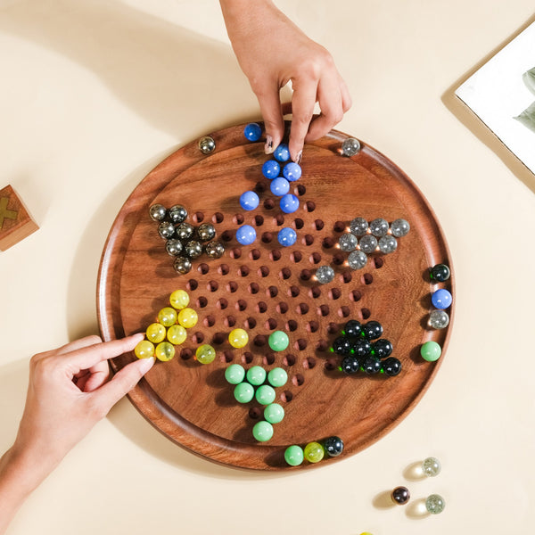 Wooden Chinese Checkers Board Game