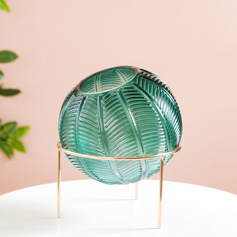 Small Opaque Vase - Flower vase for home decor, office and gifting | Home decoration items