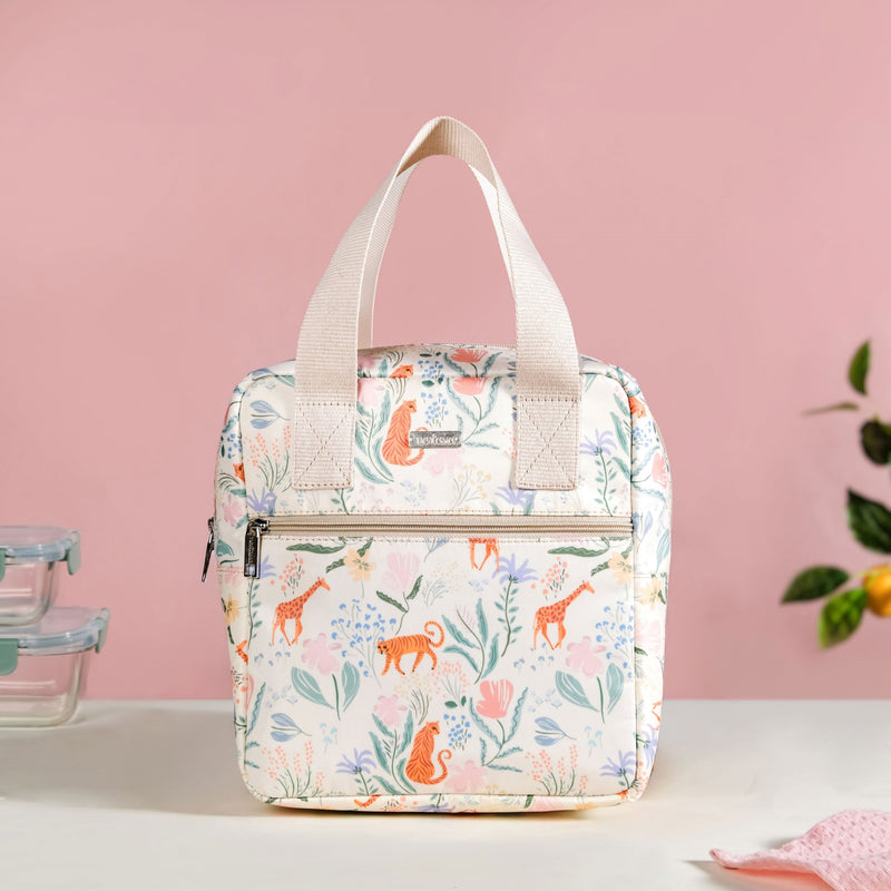 Tropical Safari Animal Print Lunch Bag