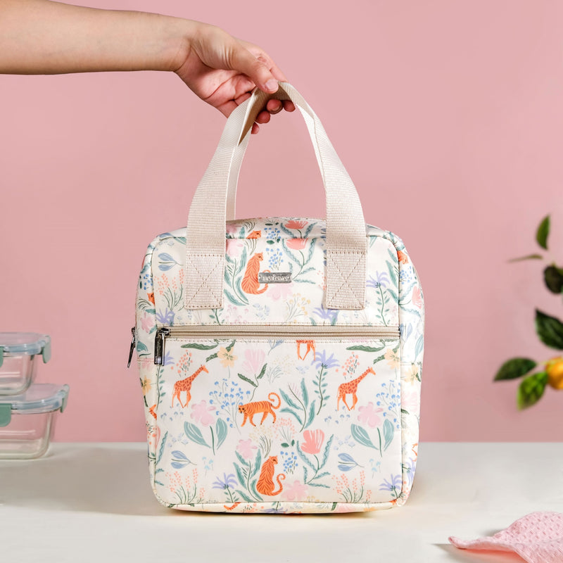 Tropical Safari Animal Print Lunch Bag