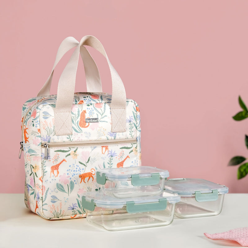 Tropical Safari Animal Print Lunch Bag