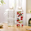 Everyday Transparent Glass Bottle Set Of 2 980ml