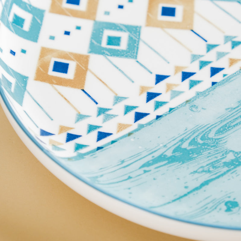 Bohemia Dinner Plate - Serving plate, rice plate, ceramic dinner plates| Plates for dining table & home decor