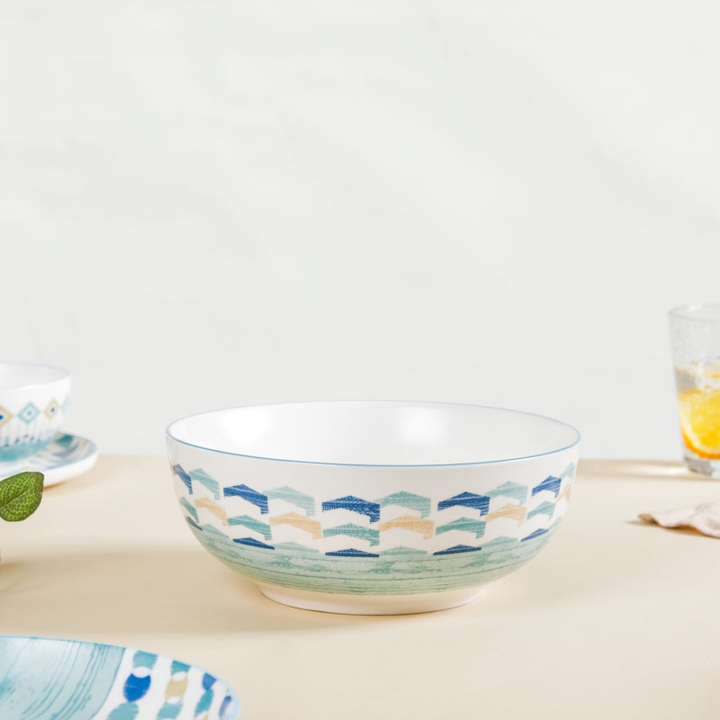 Bohemia Serving Bowl Large - Bowl, ceramic bowl, serving bowls, noodle bowl, salad bowls, bowl for snacks, large serving bowl | Bowls for dining table & home decor