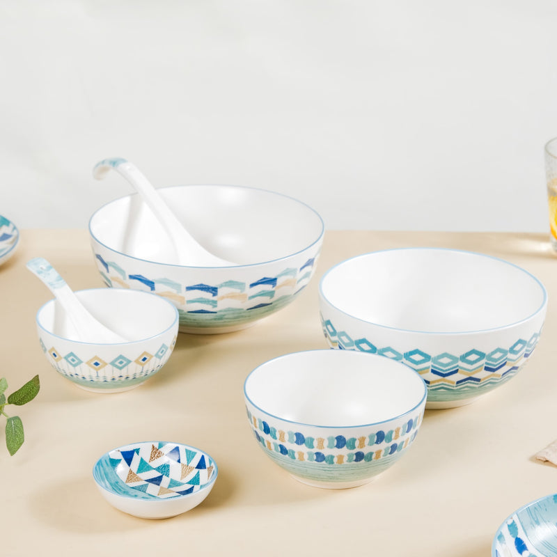 Bohemia Side Bowl Medium 450 ml - Bowl, soup bowl, ceramic bowl, snack bowls, curry bowl, popcorn bowls | Bowls for dining table & home decor