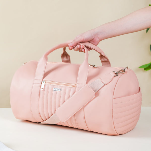 Travel Duffle Bag Pink Set Of 2