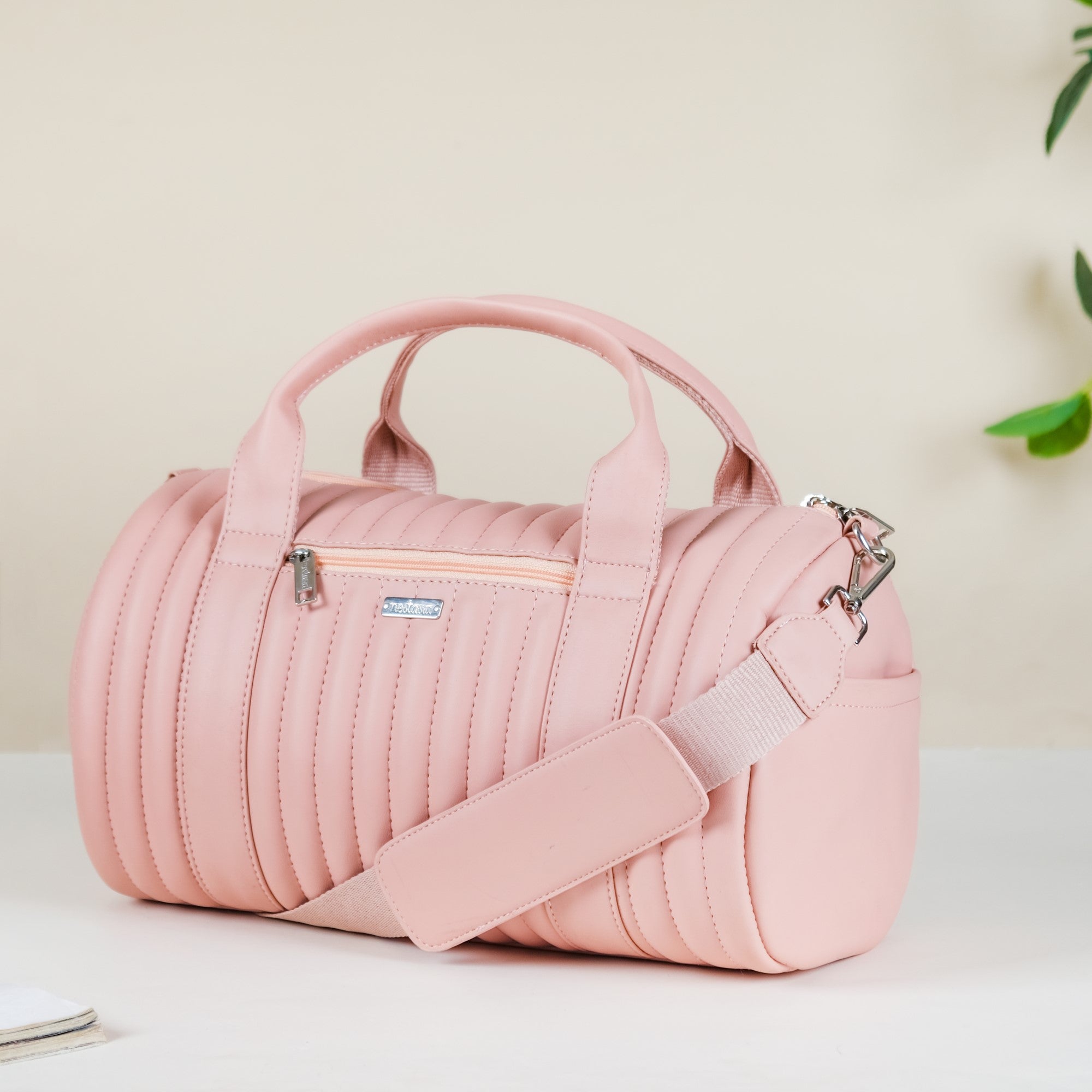 Pink small duffle clearance bag