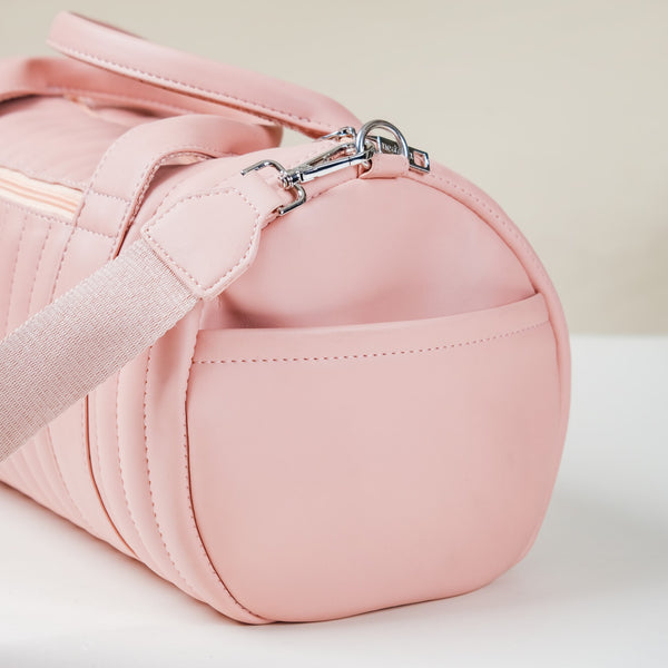 Travel Duffel Bag Pink Small 14x7 Inch