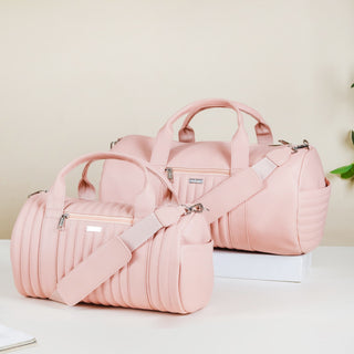 Travel Duffle Bag Pink Set Of 2