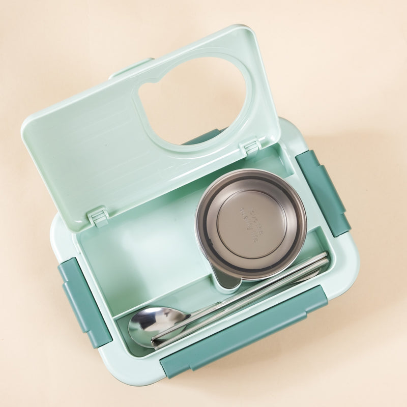 Leak-Proof Lunch Box For Kids Green