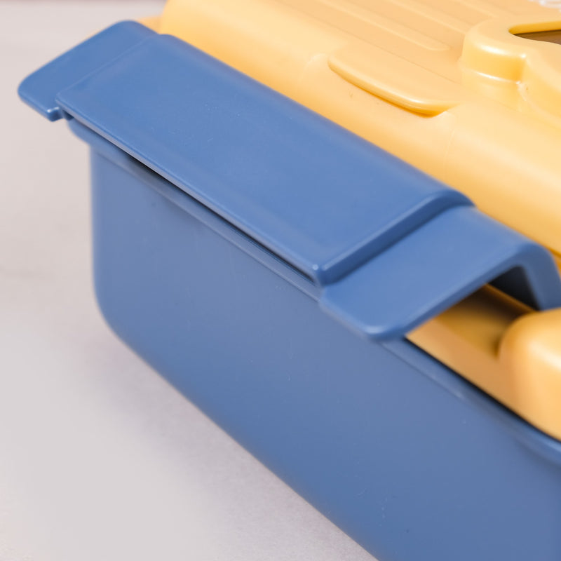 2-Grid Insulated Stainless Steel Bento Box Blue