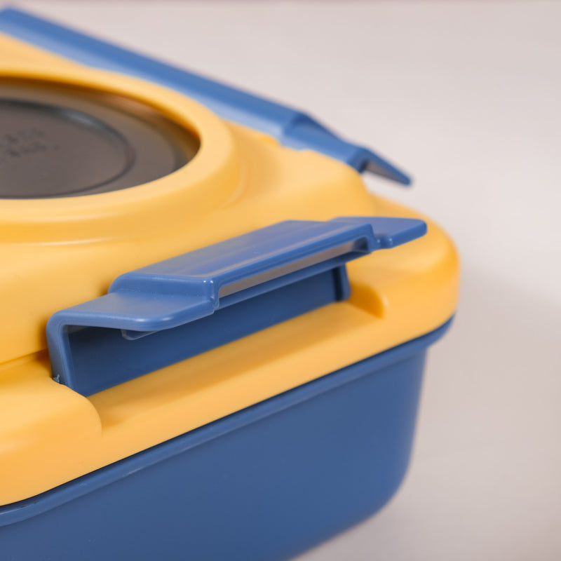 2-Grid Insulated Stainless Steel Bento Box Blue