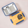 2-Grid Insulated Stainless Steel Bento Box Blue
