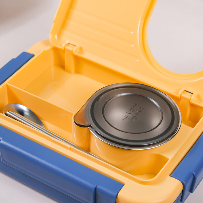 2-Grid Insulated Stainless Steel Bento Box Blue