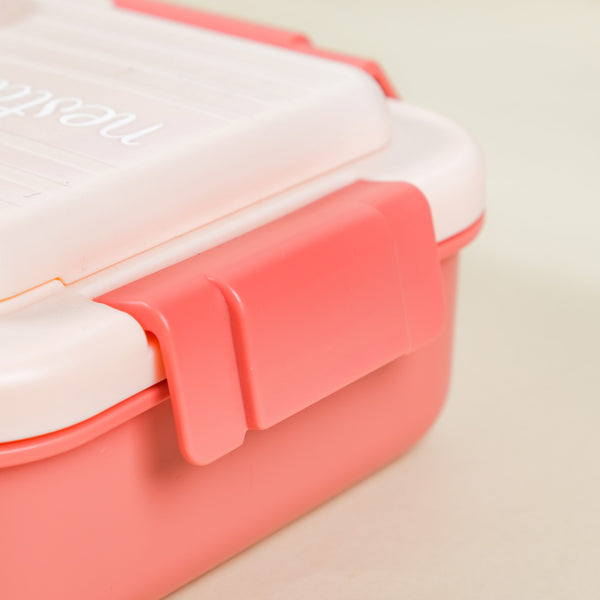 Insulated Lunch Box With Compartment Pink