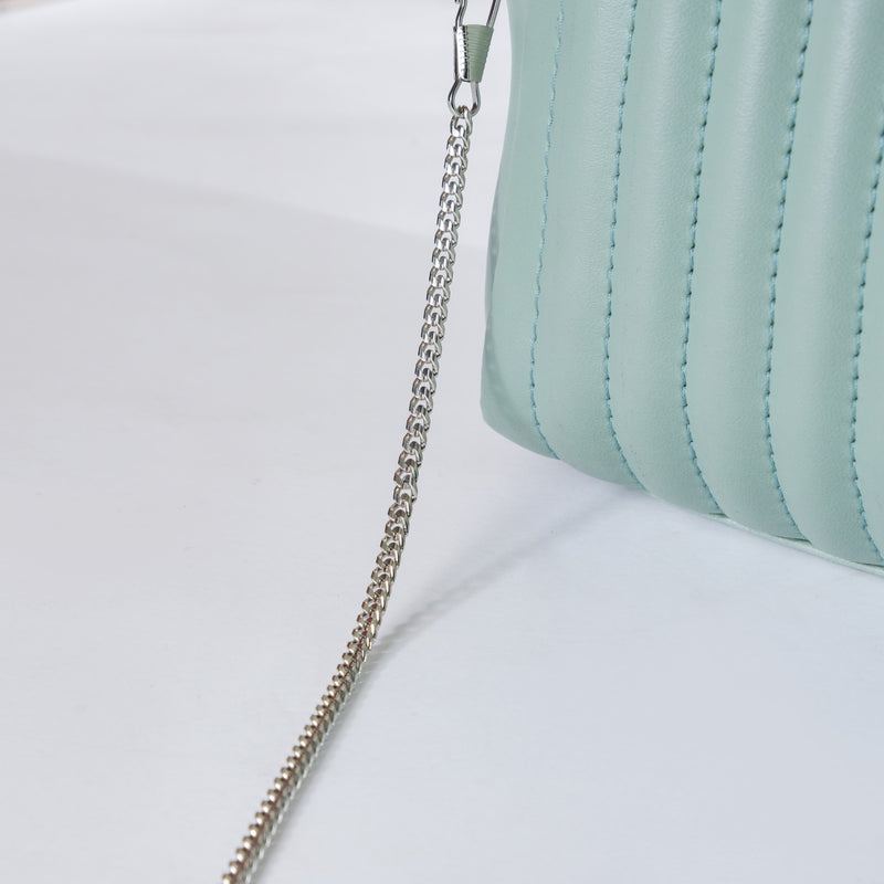 Trendy Travel Pouch Set of 3 Green