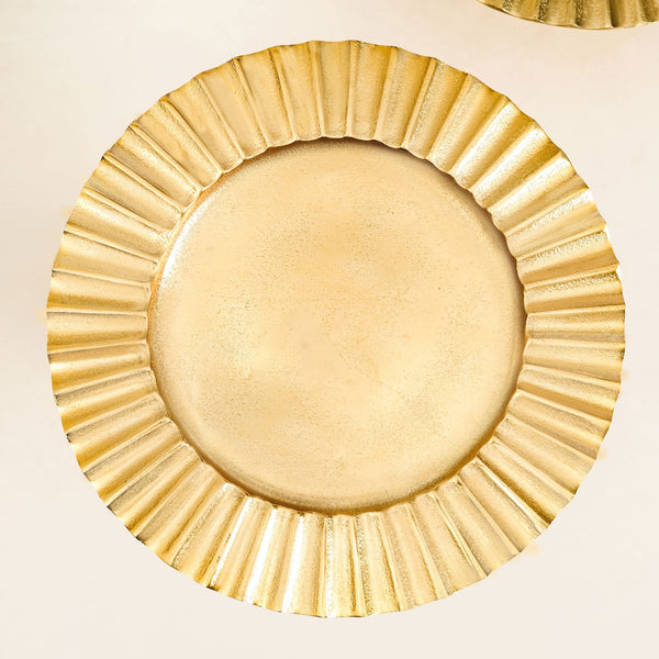 Halo Gold Dessert Riser Tall