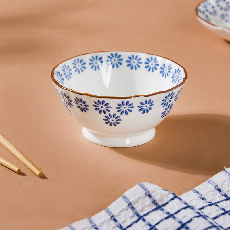 Daisy Bowl S 300 ml - Bowl,ceramic bowl, snack bowls, curry bowl, popcorn bowls | Bowls for dining table & home decor