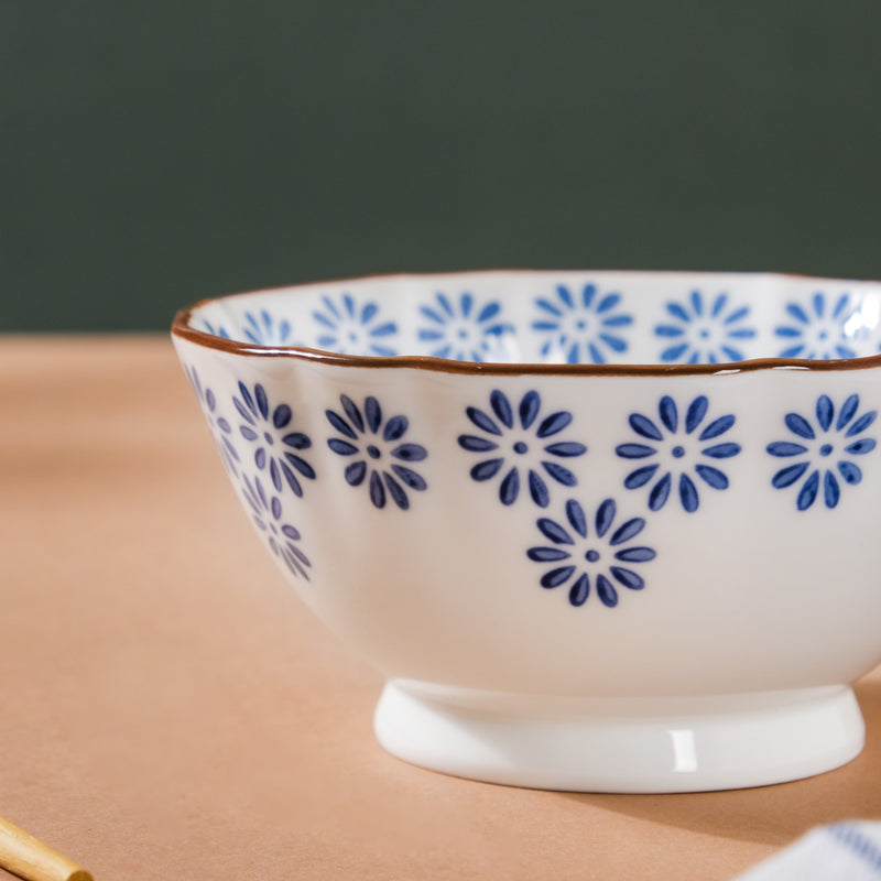 Daisy Bowl S 300 ml - Bowl,ceramic bowl, snack bowls, curry bowl, popcorn bowls | Bowls for dining table & home decor