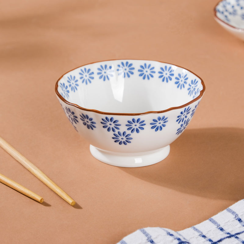 Daisy Bowl S 300 ml - Bowl,ceramic bowl, snack bowls, curry bowl, popcorn bowls | Bowls for dining table & home decor