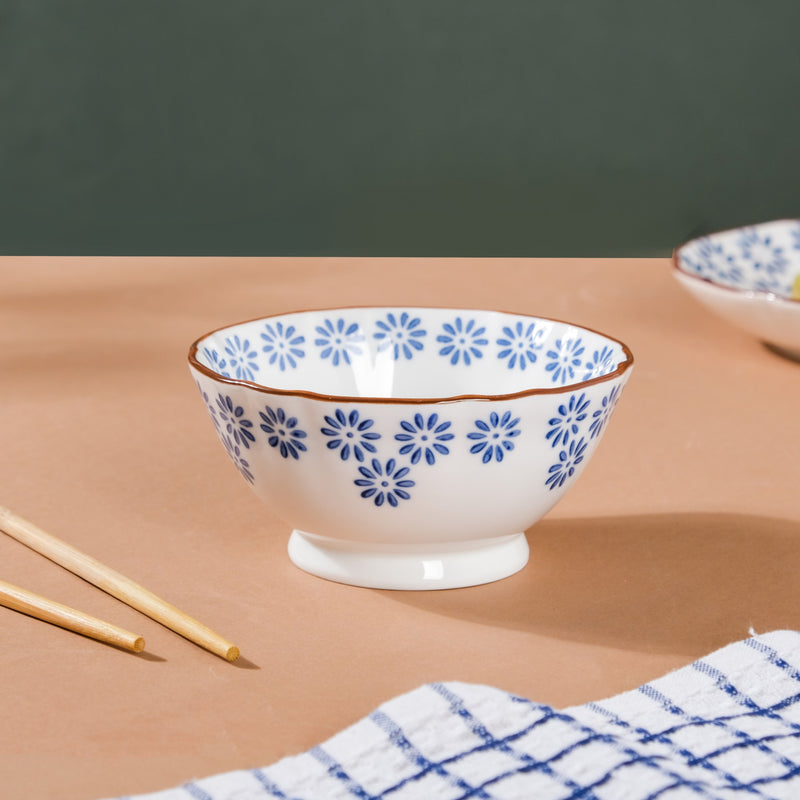 Daisy Bowl S 300 ml - Bowl,ceramic bowl, snack bowls, curry bowl, popcorn bowls | Bowls for dining table & home decor