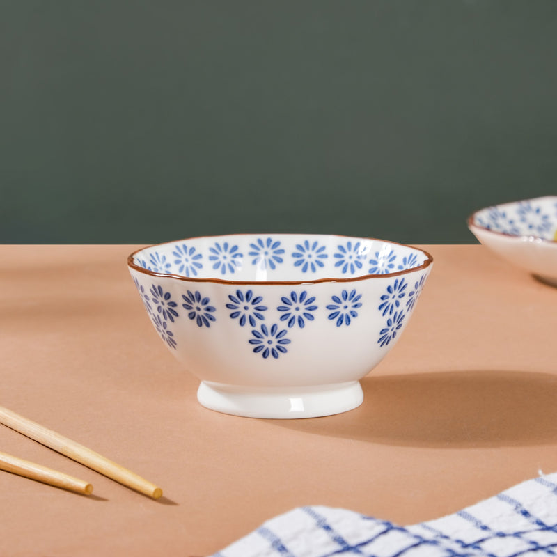 Daisy Bowl S 300 ml - Bowl,ceramic bowl, snack bowls, curry bowl, popcorn bowls | Bowls for dining table & home decor