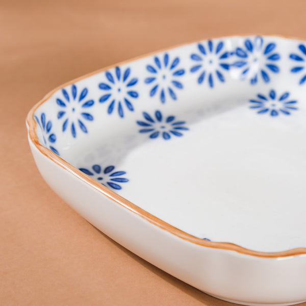 Square Ceramic Pasta Plate