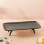 Aluminium Serving Tray Black 14x7 Inch