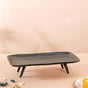 Aluminium Serving Tray Black 14x7 Inch