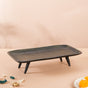 Aluminium Serving Tray Black 14x7 Inch