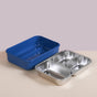 Stainless Steel Lunch Box With Compartment Blue