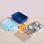 Stainless Steel Lunch Box With Compartment Blue