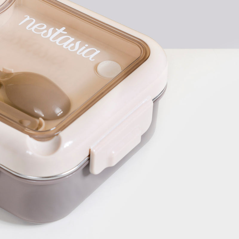 Leak-Proof Insulated Tiffin Box For Office Brown