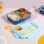 Stainless Steel Lunch Box With Compartment Blue