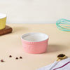 Playful Pink Textured Pudding Bowl