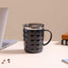 Stainless Steel Coffee Mug Black 400ml