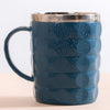 Double Walled Stylish Travel Mug Blue 400ml
